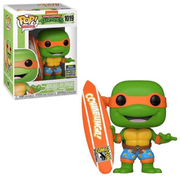 Michelangelo #1019 2020 Summer Convention Limited Edition Funko Pop! Television Teenage Mutant Ninja Turtles