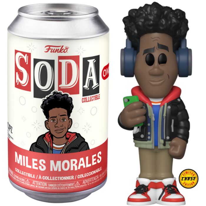 Miles Morales (with Headphones) Only @ Target Funko Soda Opened Can Chase