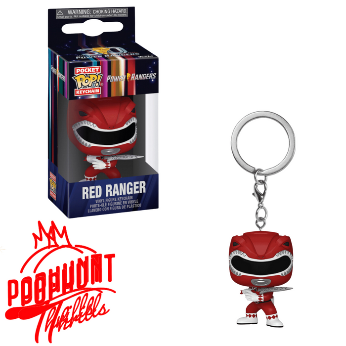 RED RANGER (30TH ANNIVERSARY) Pocket Pop! Keychain Power Rangers