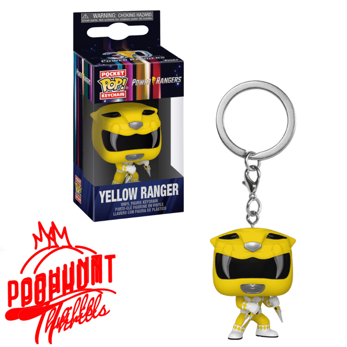 YELLOW RANGER (30TH ANNIVERSARY) Pocket Pop! Keychain Power Rangers