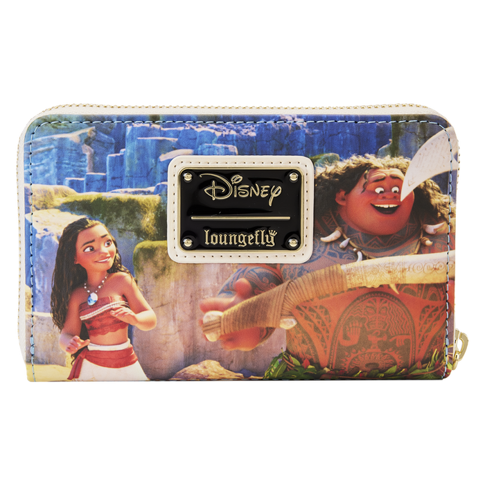 Loungefly Disney Moana Princess Scene Series Zip Around Wallet