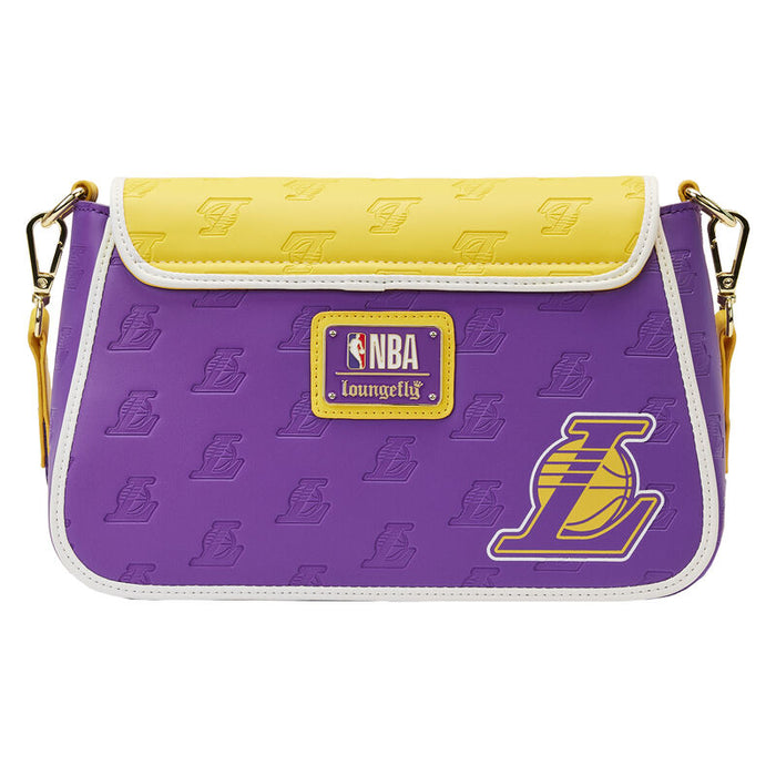 Loungefly NBA Los Angeles Lakers Patch Icons Crossbody Bag