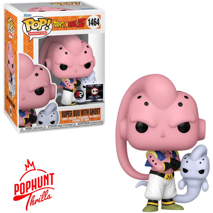 Super Buu With Ghost #1464 Pre-Release Chalice Collectables Exclusive Funko Pop! Animation Dragon Ball Z