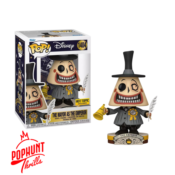 The Mayor as The Emperor #1404 Hot Topic Exclusive Funko Pop! Disney The Nightmare Before Christmas