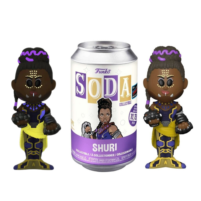 Shuri Funko Soda (10,750 Pcs) 2022 New York Comic Con Limited Edition Figure Marvel Black Panther Chance for Chase