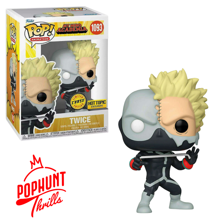 Twice #1093 Chase Limited Edition Hot Topic Exclusive Funko Pop! Animation My Hero Academia