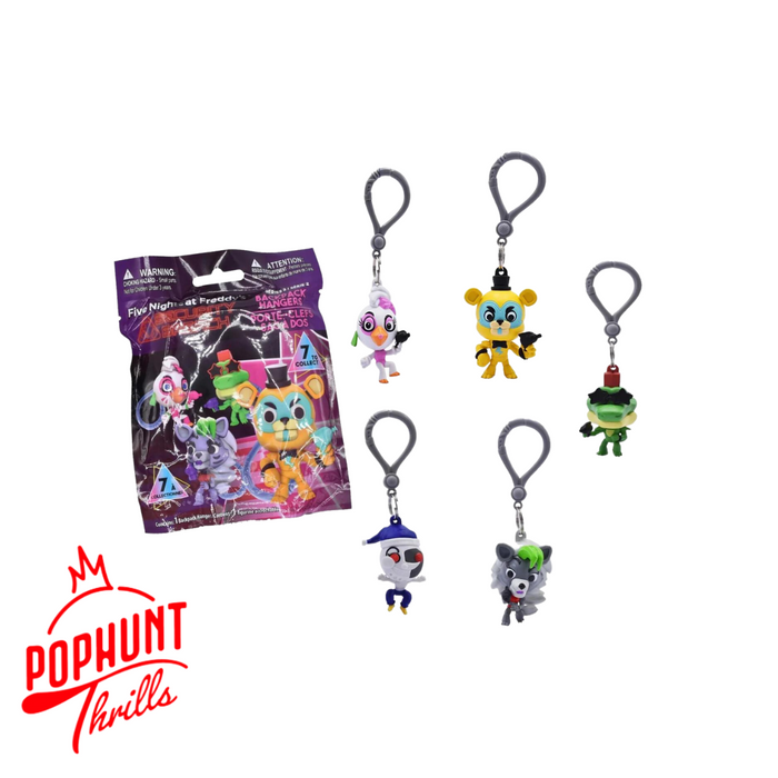 Five Nights at Freddy's Security Breach Backpack Hanger Blind Bags