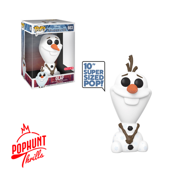 Olaf #603 Only At Target 10 Inch Funko Pop! Disney Frozen 2