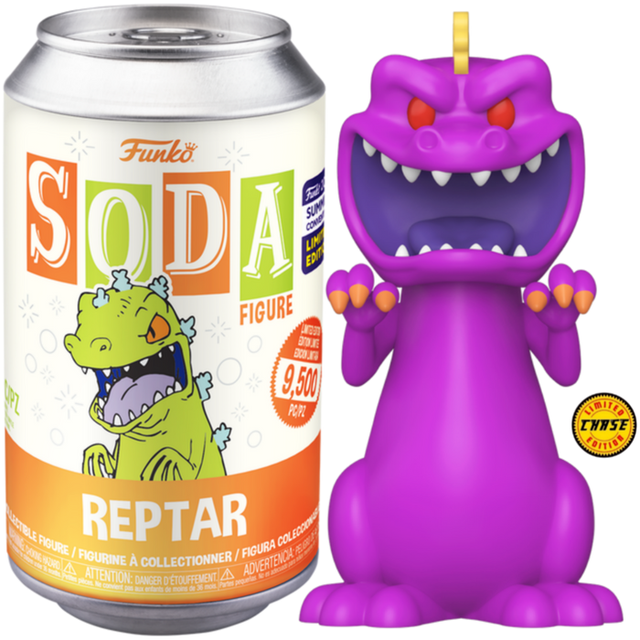 Reptar (Purple) (9,500 pcs) 2023 Summer Convention Funko Soda Opened Can Chase