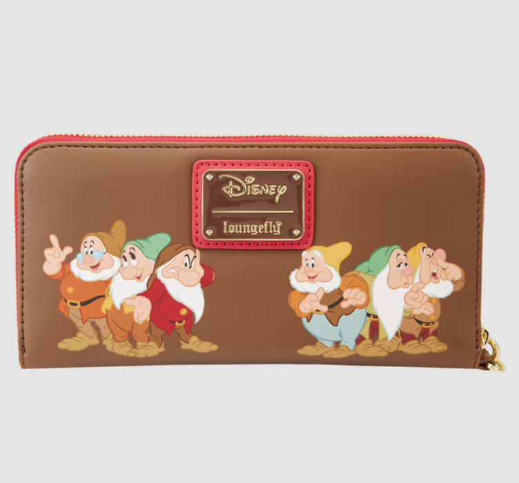 Loungefly Snow White Lenticular Princess Series Zip Around Wristlet Wallet