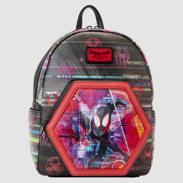 Loungefly Across the Spider-Verse Lenticular Mini Backpack