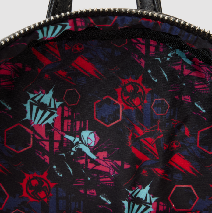 Loungefly Across the Spider-Verse Lenticular Mini Backpack