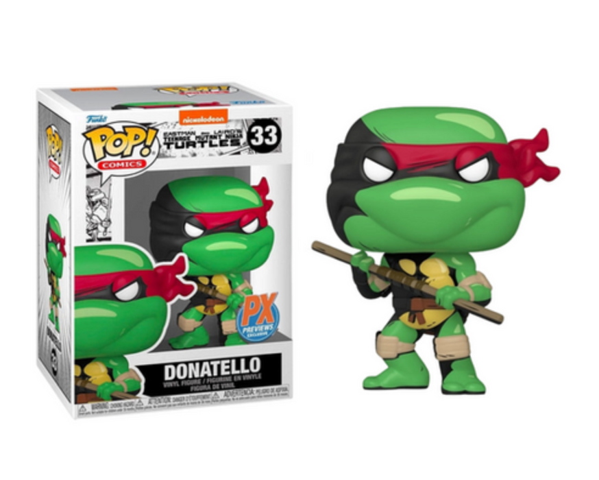 Donatello #33 PX Preview Exclusive Funko Pop! Movies Teenage Mutant Ninja Turtles