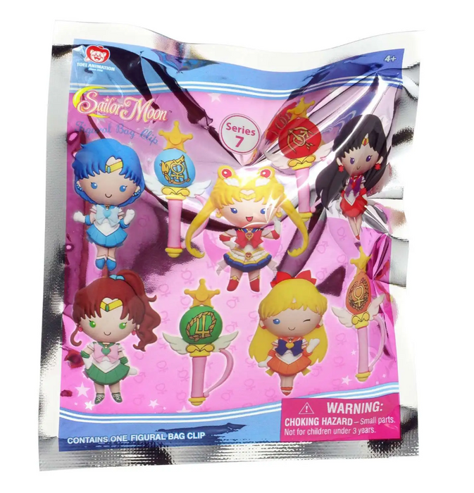 Sailor Moon Series 7 - 3D Foam Bag Clip in Blind Bag (SINGLE)