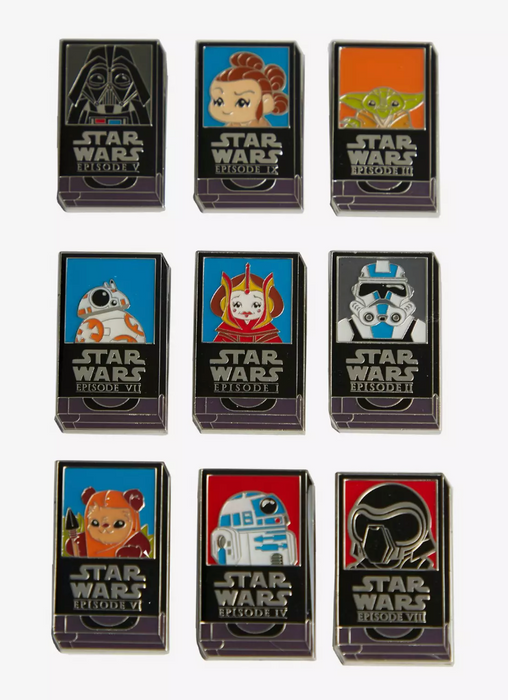 Loungefly Star Wars VHS Tape Blind Box Enamel Pin