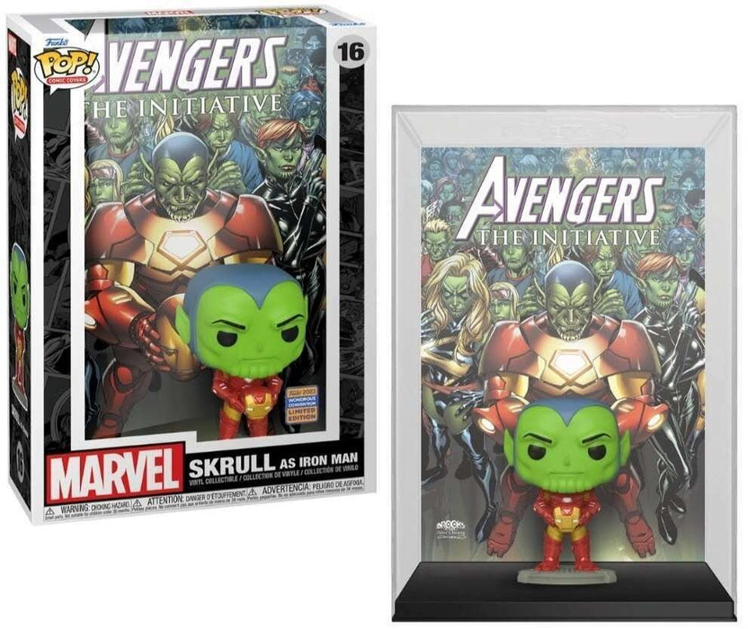 Skrull as Iron Man #16 2023 Wondrous Convention Limited Edition Funko Pop! Comic Covers Marvel Avengers The Initiative