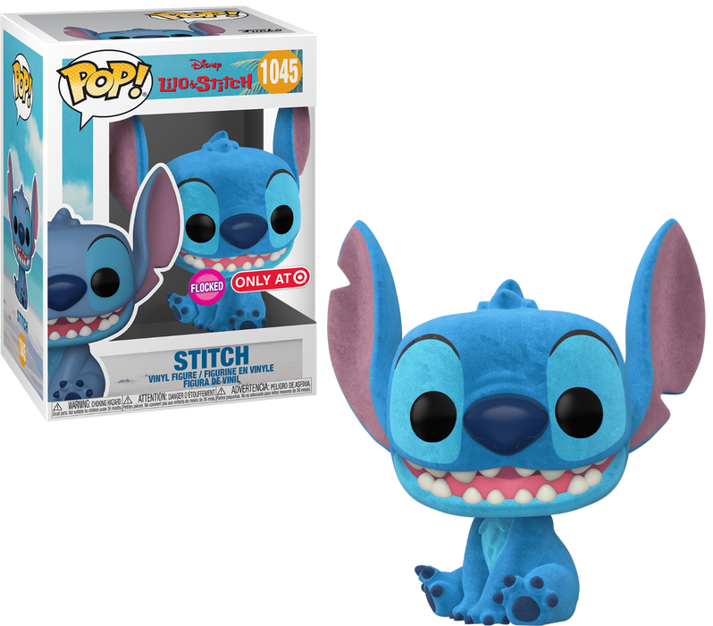Stitch #1045 Flocked Target Exclusive Funko Pop! Disney Lilo & Stitch