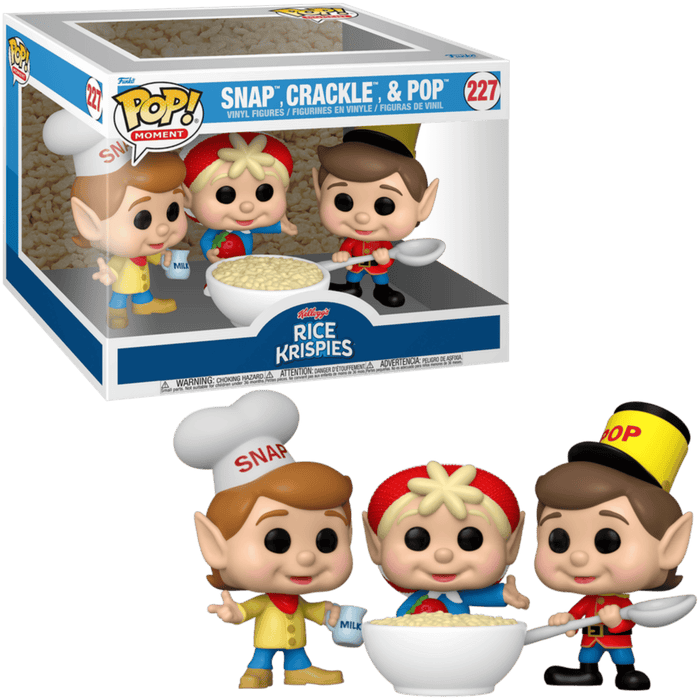 Snap, Crackle, and Pop #227 Funko Pop! Moment Kelloggs Rice Krispies
