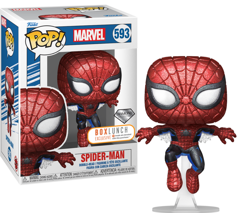 Spider-Man #593 Diamond Collection Box Lunch Exclusive Funko Pop! Marvel