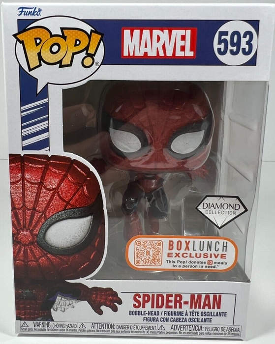 Spider-Man #593 Diamond Collection Box Lunch Exclusive Funko Pop! Marvel