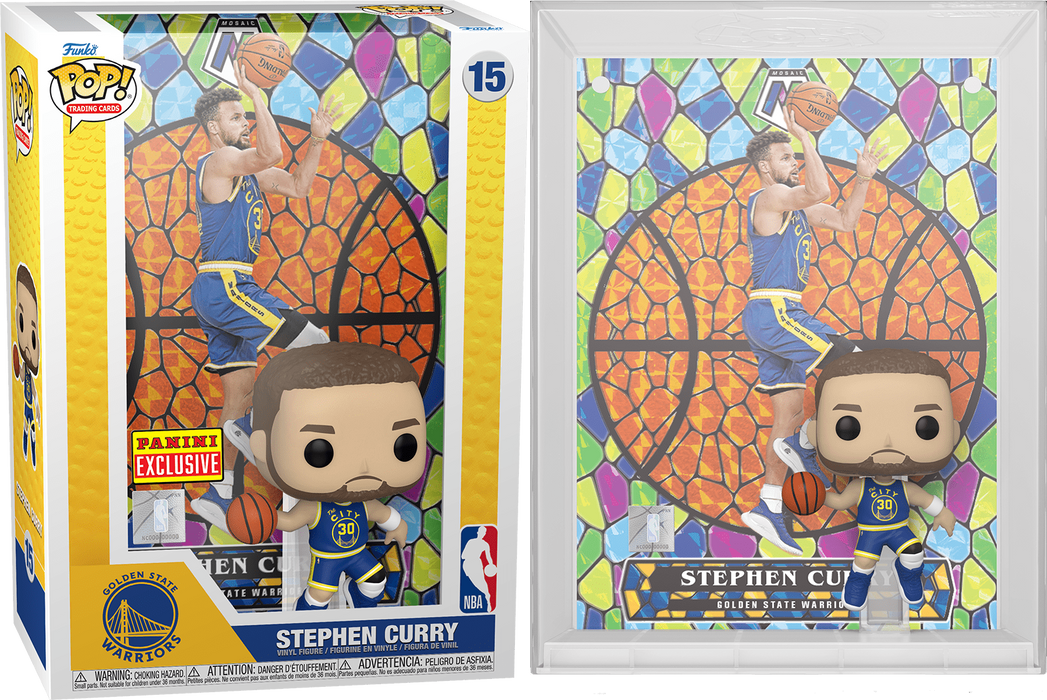 Trading Cards Stephen Curry (Mosaic #15 Panini Exclusive Funko Pop! Basketball NBA Golden State Warriors