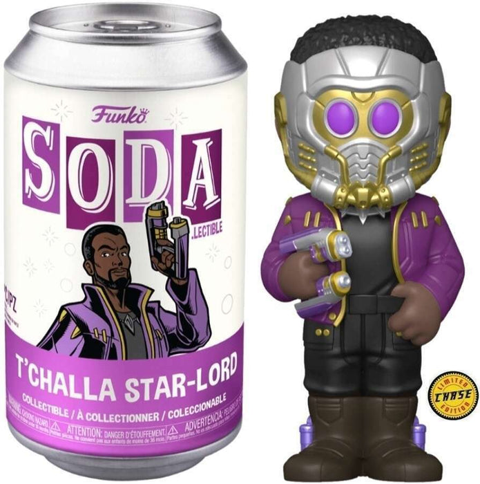 T'Challa Star-Lord Funko Soda Opened Can Chase