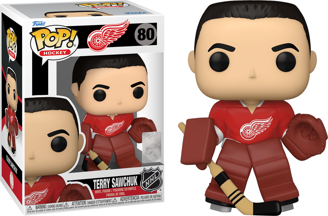 Terry Sawchuk #80 Funko Pop! Hockey NHL Detroit Red Wings