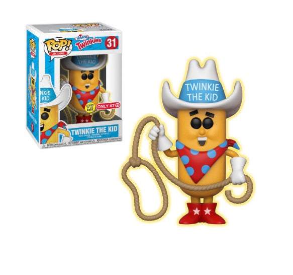 Twinkie The Kid #31 Only at target Glow in the dark  Funko Pop! Ad Icons Hostess Twinkies