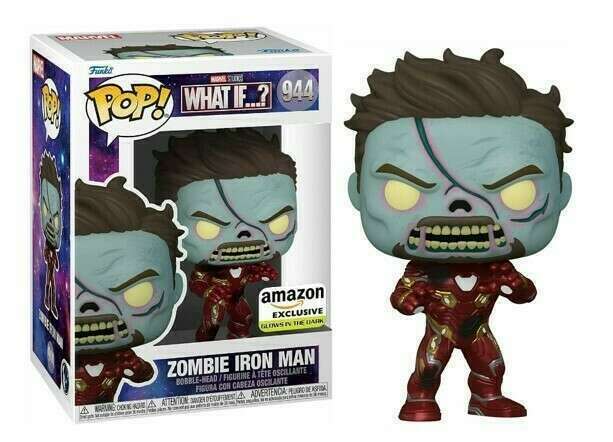 Zombie Iron Man #944 Glow In The Dark Amazon Exclusive Funko Pop! Marvel What If...?