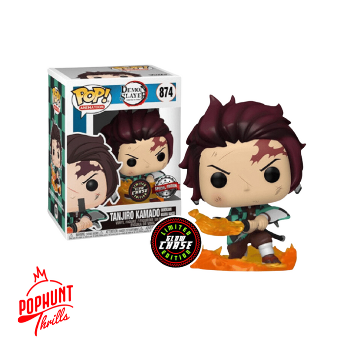 Tanjiro #874 Limited Edition Glow Chase Special Edition Funko Pop! Animation Demon Slayer