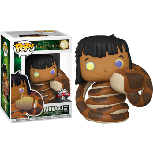 Mowgli With Kaa #987 Special Edition Sticker Funko Pop! Disney The Jungle Book