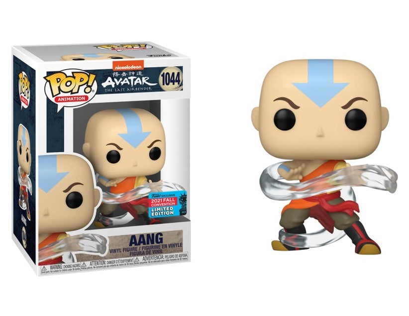 Aang #1044 2021 Fall Convention Limited Edition Funko Pop! Animation Avatar The Last Airbender