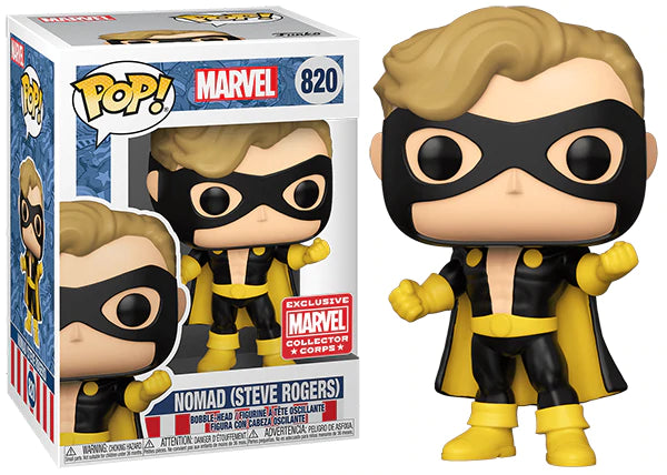 Nomad (Steve Rogers) #820 Exclusive Marvel Collectors Corps Exclusive Marvel Funko Pop! Marvel Year Of The Shield