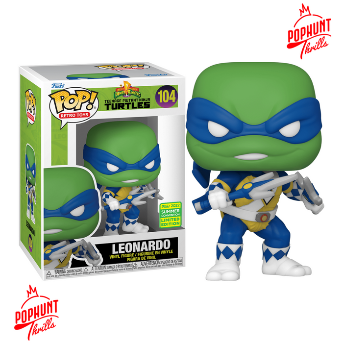 Leonardo #104 2022 Summer Convention Limited Edition Funko Pop! Retro Toys Teenage Mutant Ninja Turtles