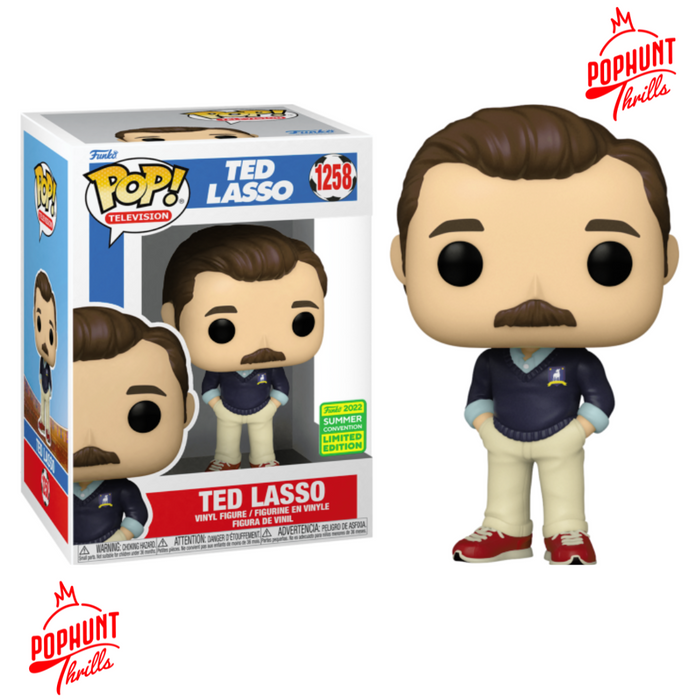 Ted Lasso #1258 2022 Summer Convention Limited Edition Funko Pop! Television Ted Lasso