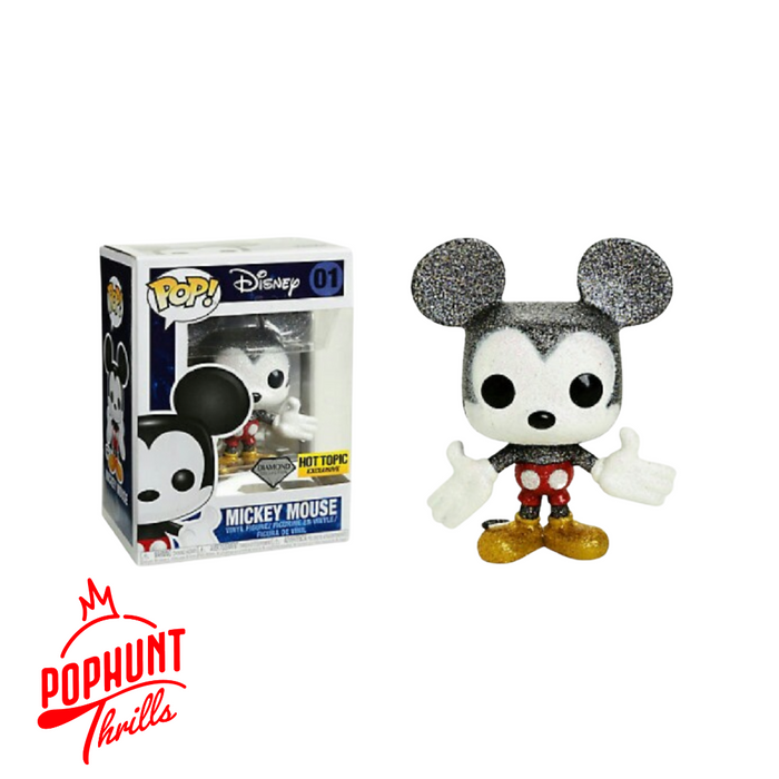Mickey Mouse #01 Diamond Collection Hot Topic Exclusive Funko Pop! Disney