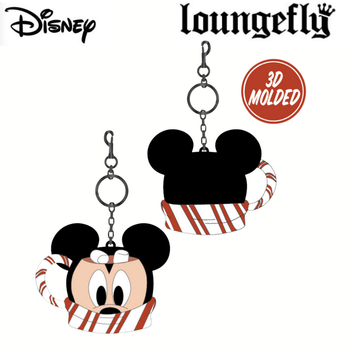 Loungefly Disney Mickey Cocoa 3D Molded Keychain