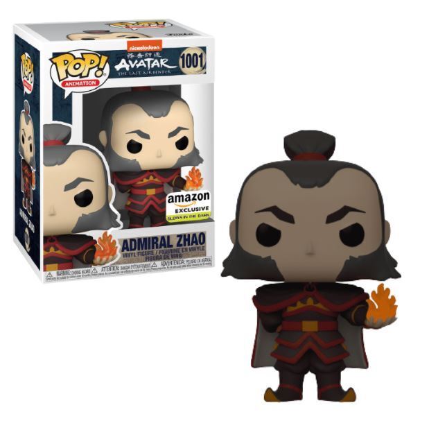 Admiral Zhao #1001 Amazon Exclusive Glows In The Dark Funko Pop! Animation Avatar The Last Airbender