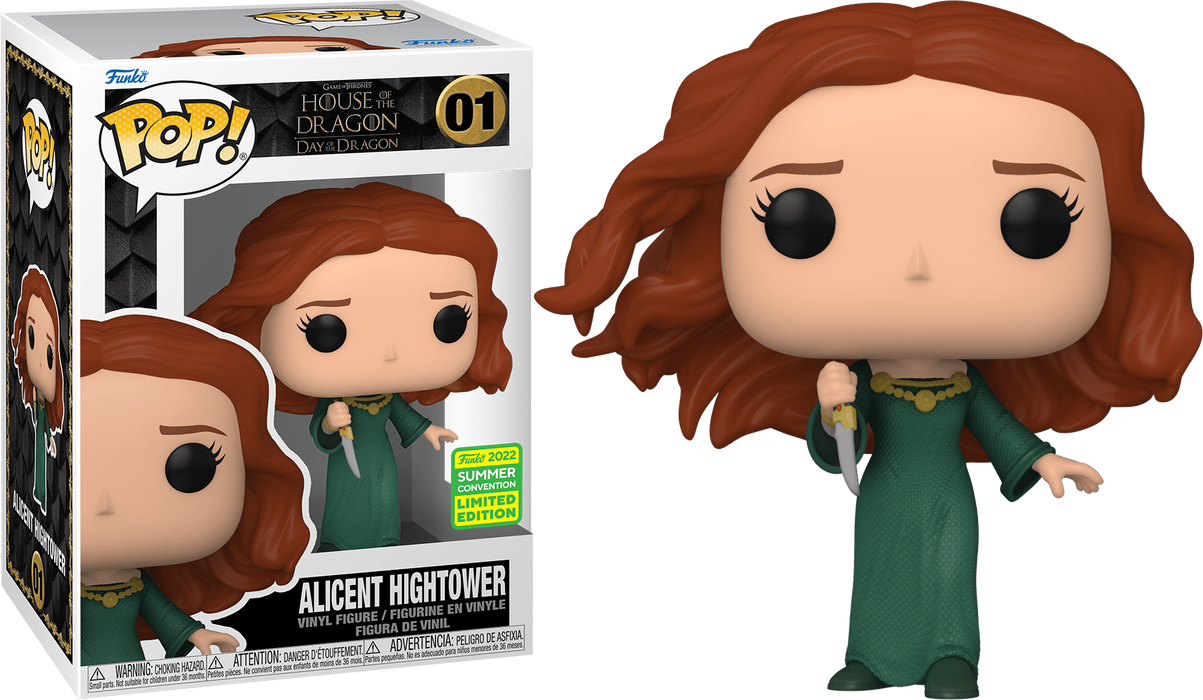 Alicent Hightower #01 2022 Summer Convention Limited Edition Funko Pop! Television House Of The Dragon/ Day Of the Dragon