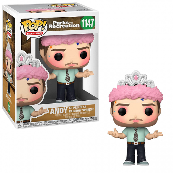 Andy As Princess Rainbow Sparkle #1147 Funko Pop! Television Parks And Recreation