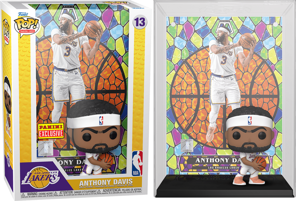 Anthony Davis #13 Panini Exclusive Funko Pop! Trading Cards NBA Los Angeles Lakers