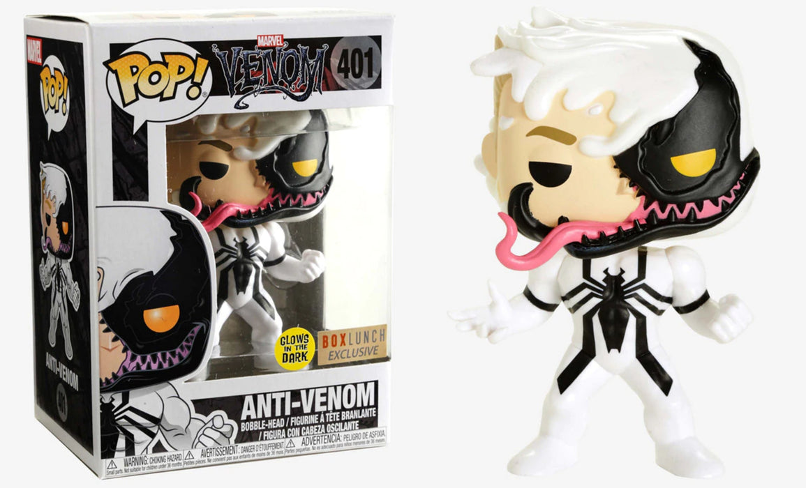 Agent Anti-Venom #401 BoxLunch Exclusive Glow In The Dark Funko Pop! Marvel
