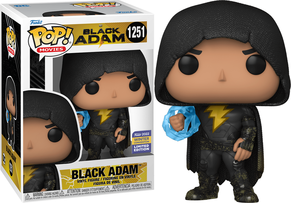 Black Adam #1251 2022 Winter Convention Limited Edition Funko Pop! Movies Black Adam