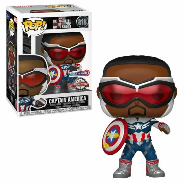 Captain America #818 Special Edition Sticker Marvel Year Of The Shield Funko Pop! Marvel The Falcon And The Winter Soldier