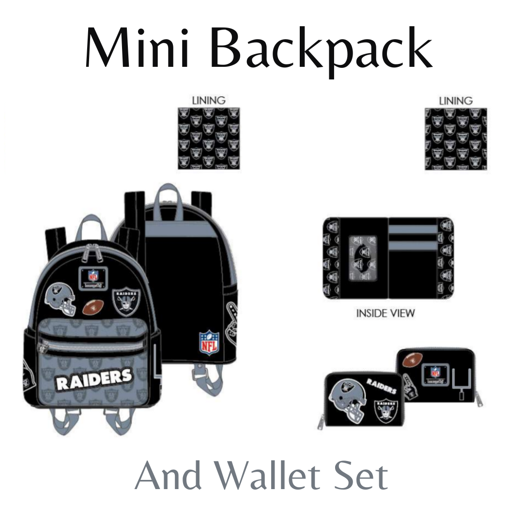 Product Detail  LAS VEGAS RAIDERS PATCHES MINI BACKPACK