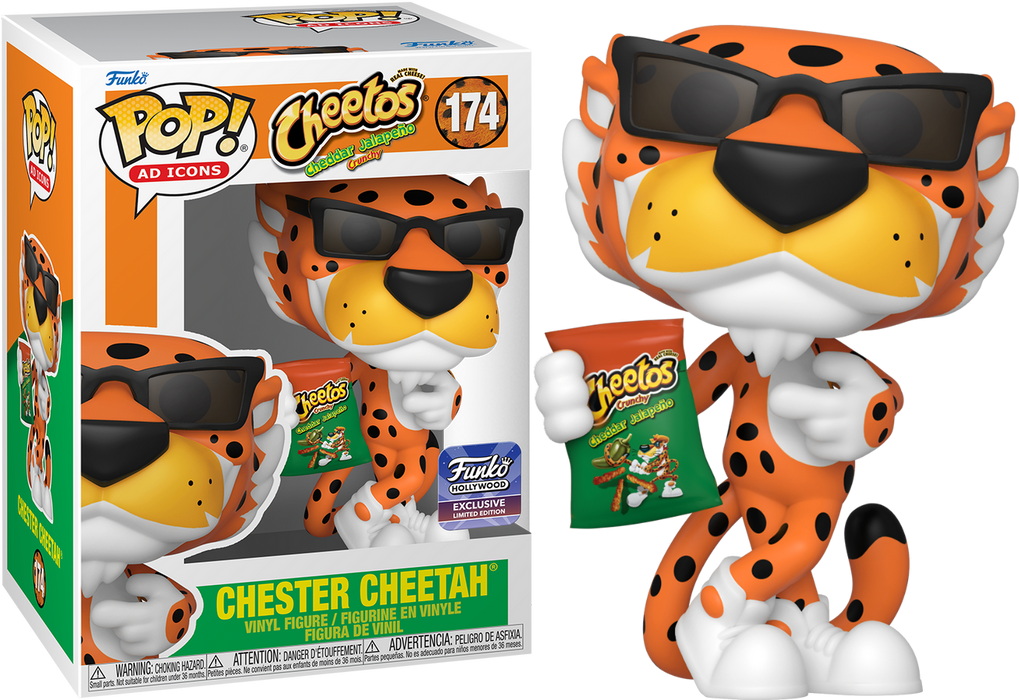 Chester Cheetah #174 Funko Hollywood Exclusive Limited Edition Funko POP! Ad Icons Cheetos Cheddar Jalapeno