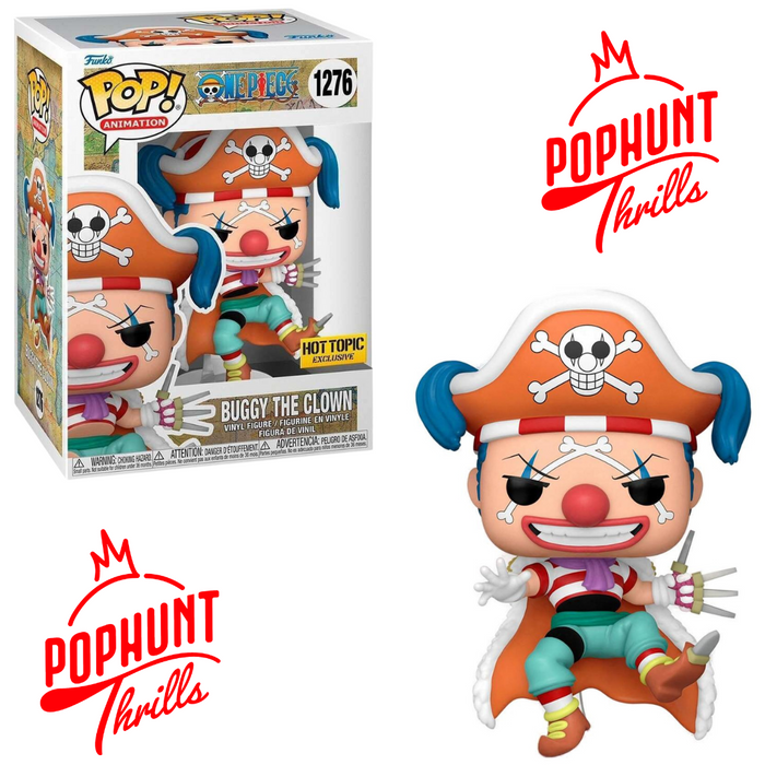 Buggy The Clown #1276 Hot Topic Exclusive Funko Pop! Animation One Piece