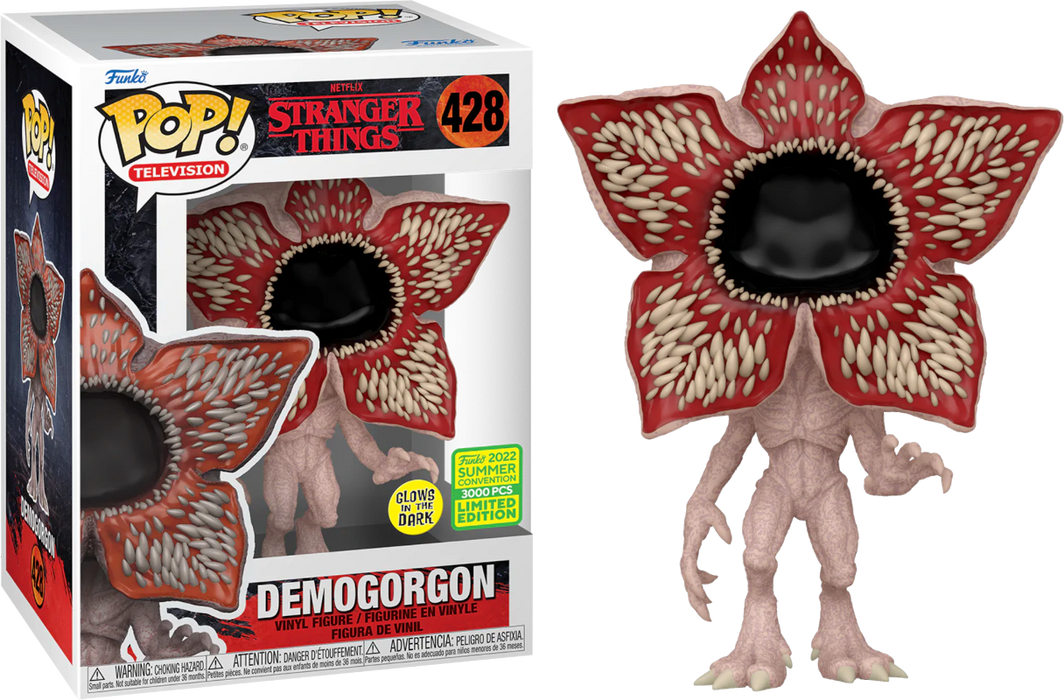 Demogorgon #428 2022 Summer Convention Limited Edition Glow In The Dark (3000 Pcs) Funko Pop! Television Stranger Things