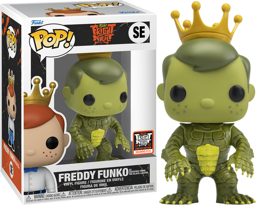 Freddy Funko As Creature From The Black Lagoon #SE (2022 Fright Night Limited Edition 10,000 pcs ) Funko Pop! Funko Fright Night