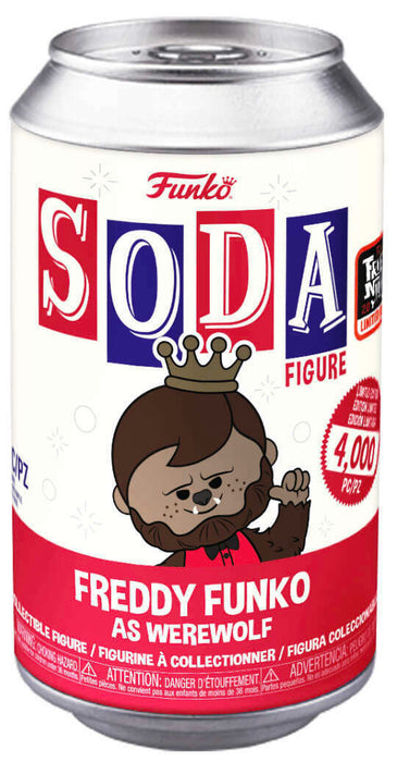 Sealed Freddy Funko As Werewolf LE 4000 2022 Fright Night Limited Edition Pop! Soda Funko